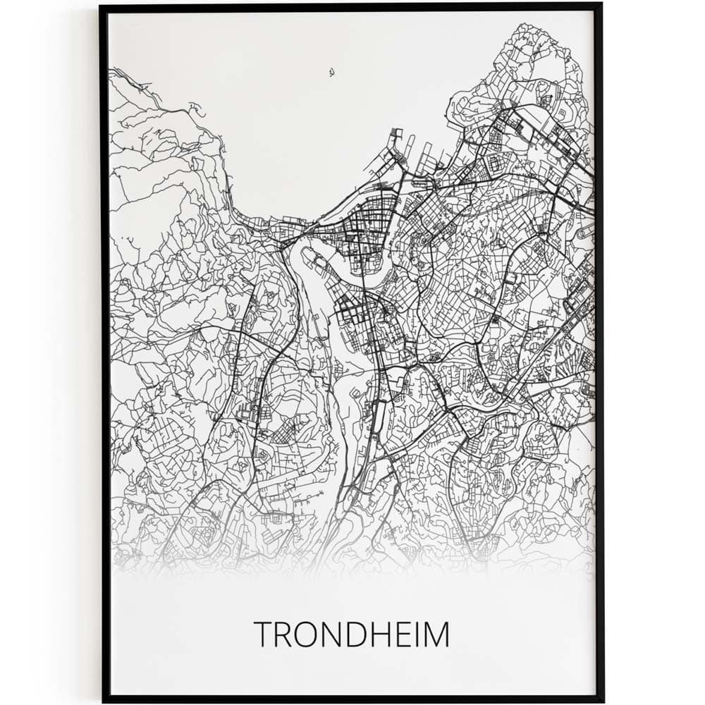 Trondheim, Norway City Poster - Store